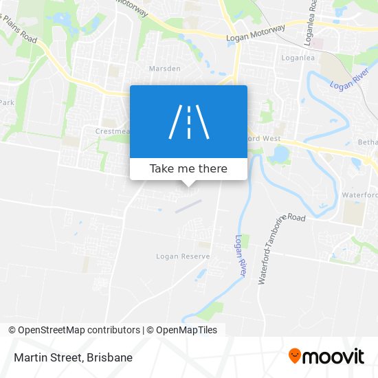Martin Street map