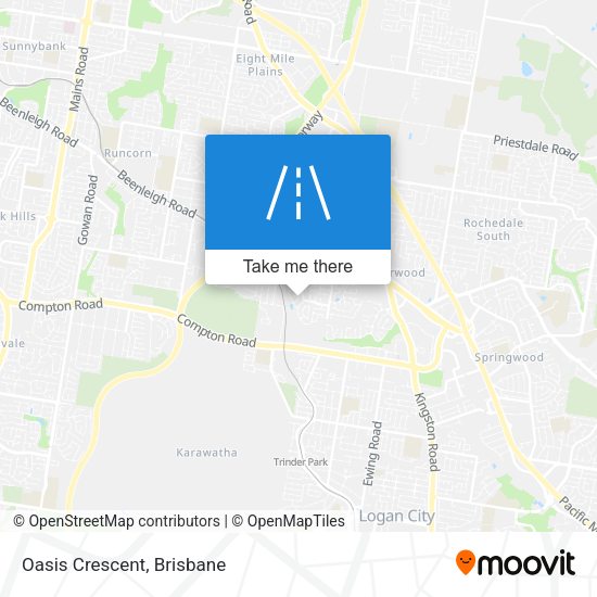 Oasis Crescent map