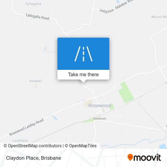 Claydon Place map