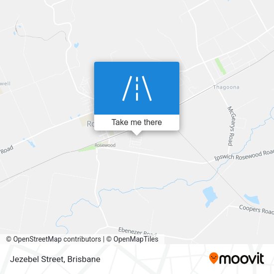 Jezebel Street map