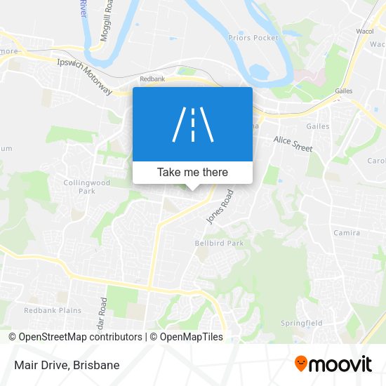 Mair Drive map