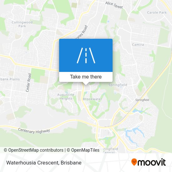 Waterhousia Crescent map