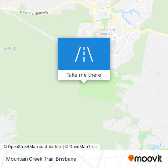 Mountain Creek Trail map