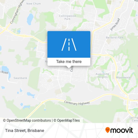 Tina Street map