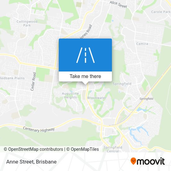 Anne Street map