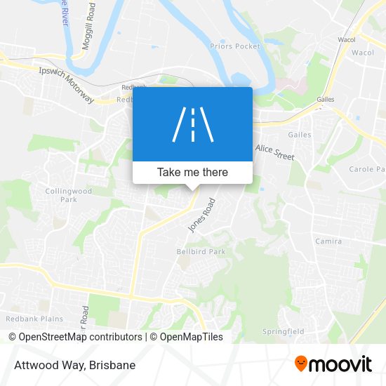 Attwood Way map