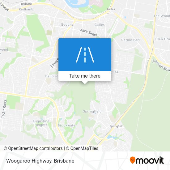 Woogaroo Highway map