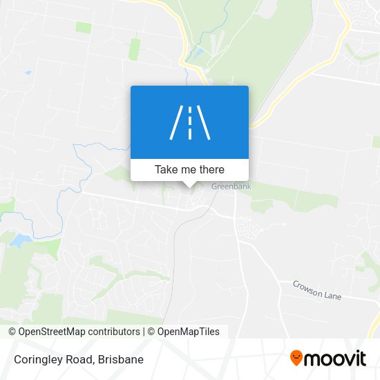 Coringley Road map