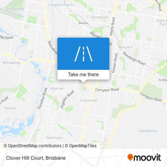 Clover Hill Court map
