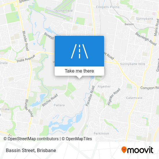 Bassin Street map