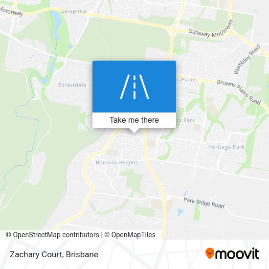 Zachary Court map