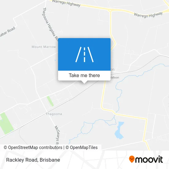 Mapa Rackley Road