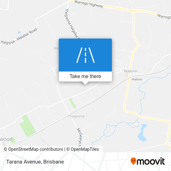 Tarana Avenue map