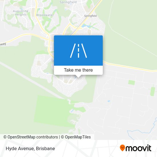 Hyde Avenue map
