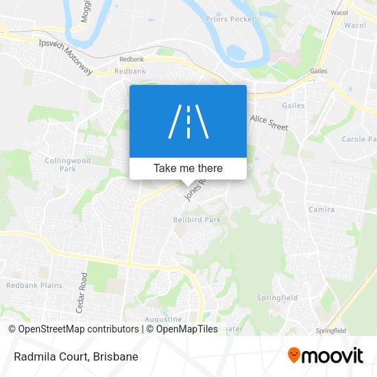 Radmila Court map