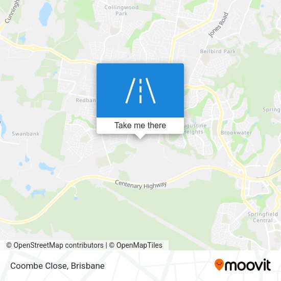 Coombe Close map