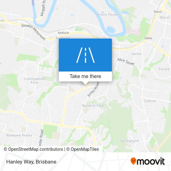 Hanley Way map