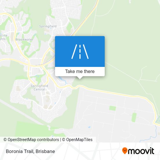 Boronia Trail map