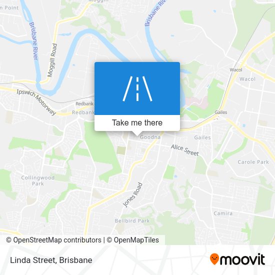 Linda Street map
