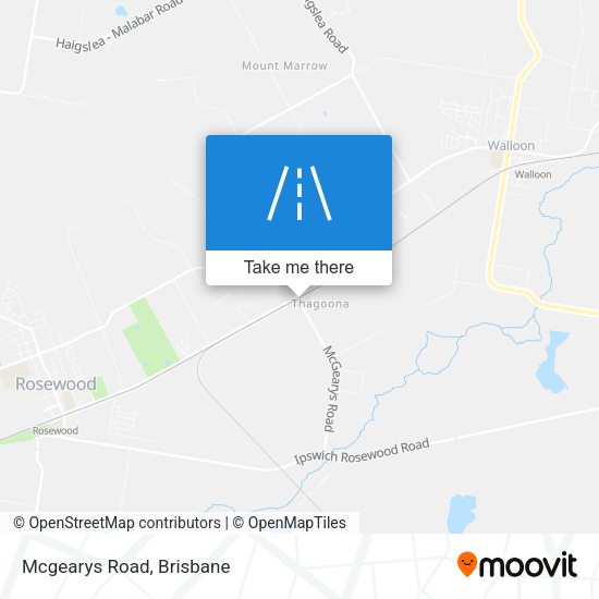 Mcgearys Road map
