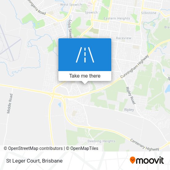 St Leger Court map