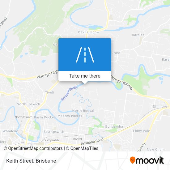 Keith Street map