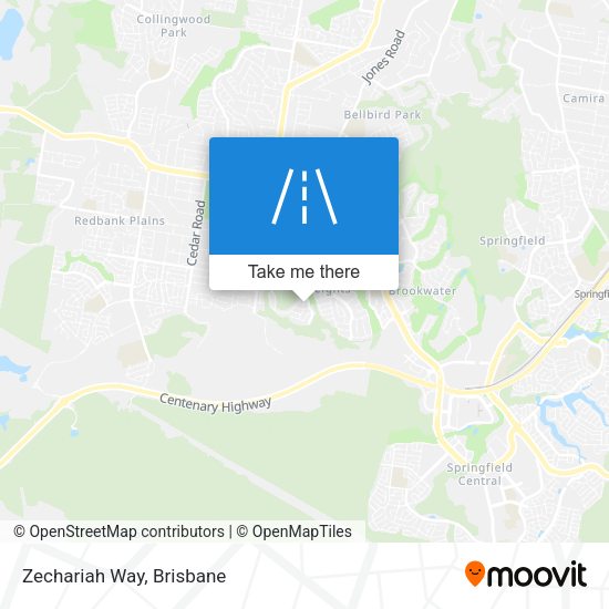 Zechariah Way map