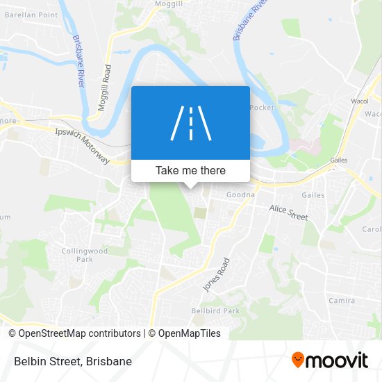 Belbin Street map