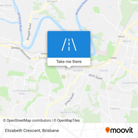 Elizabeth Crescent map