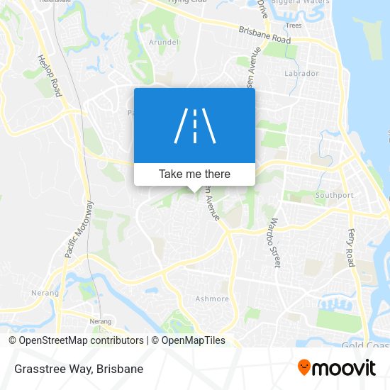 Grasstree Way map