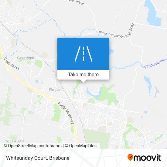 Whitsunday Court map