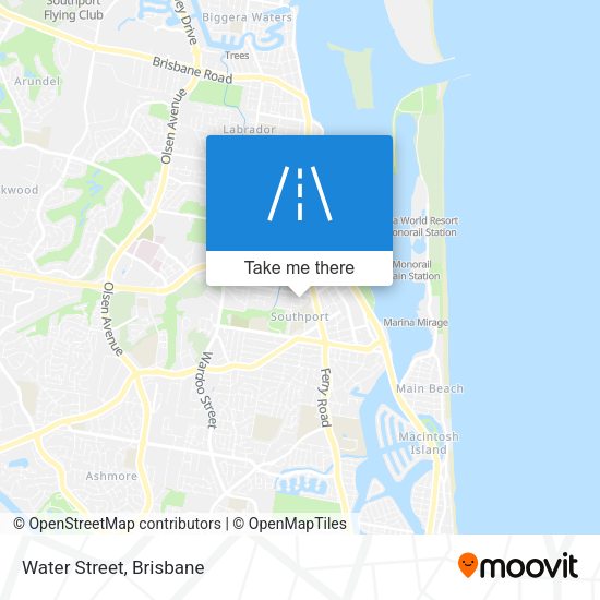Water Street map