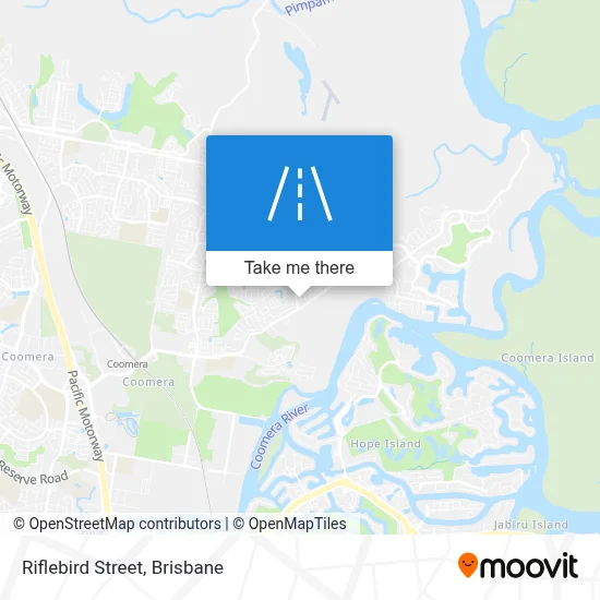 Mapa Riflebird Street