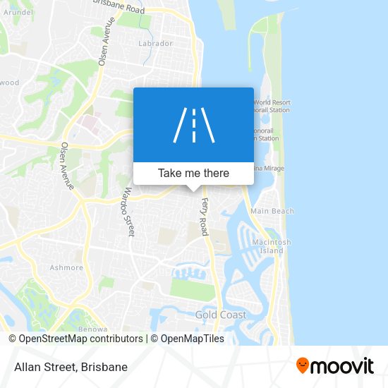 Allan Street map