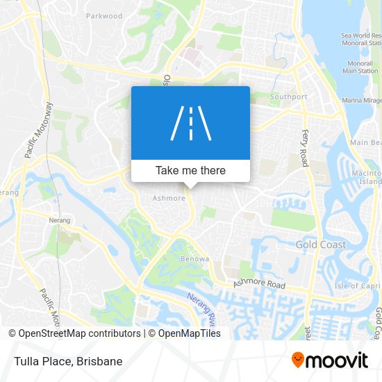 Tulla Place map