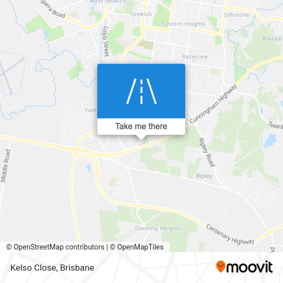 Kelso Close map