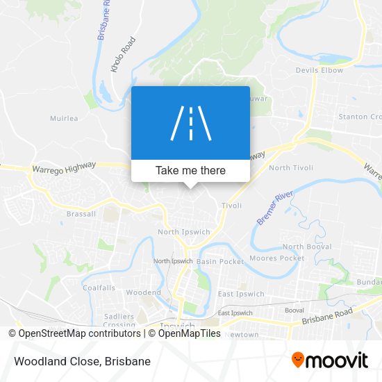 Woodland Close map