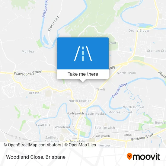 Woodland Close map