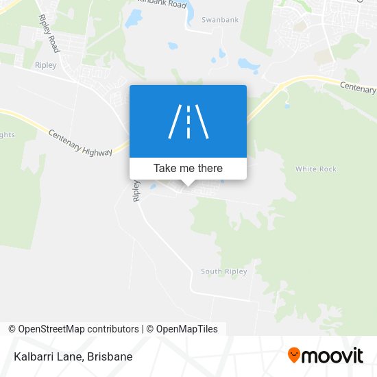 Kalbarri Lane map