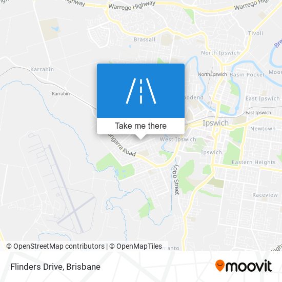 Flinders Drive map