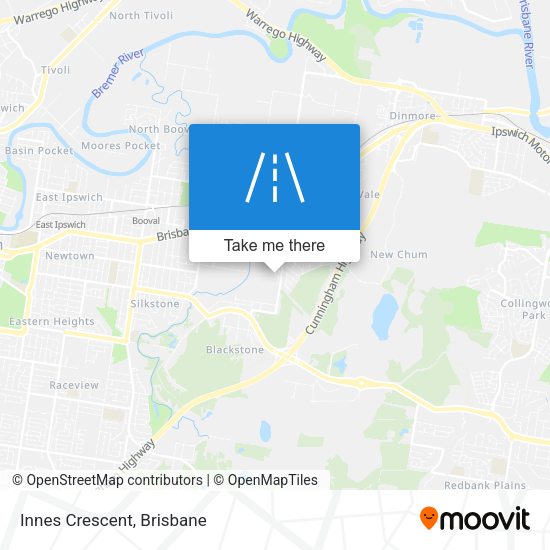 Innes Crescent map