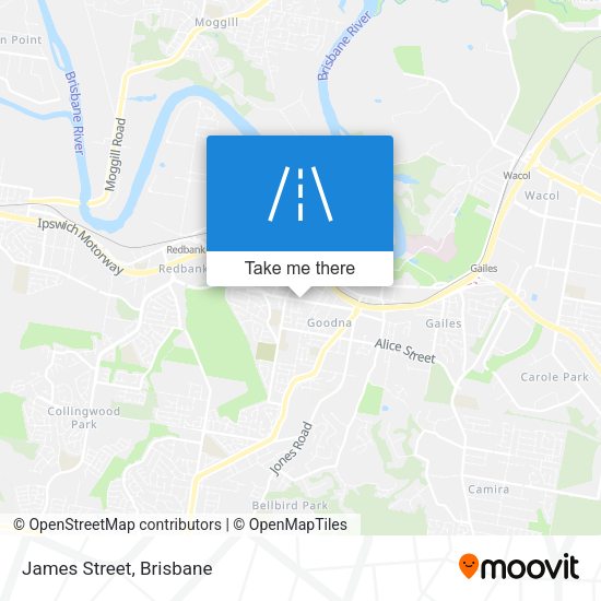 James Street map