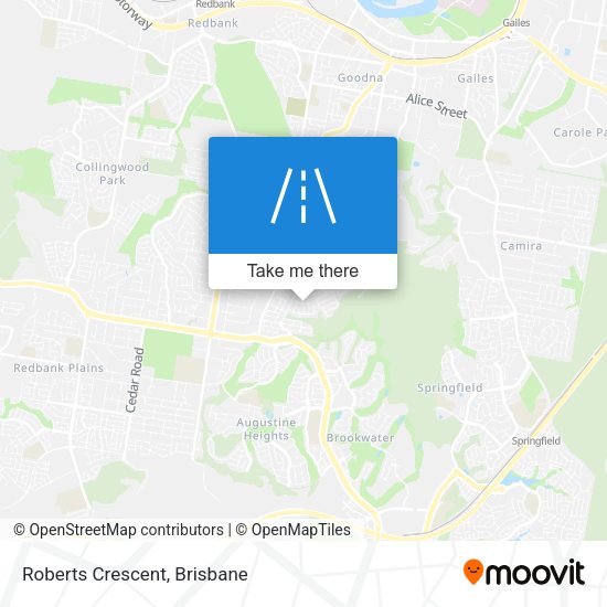 Roberts Crescent map