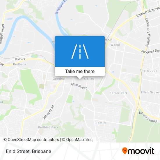 Enid Street map