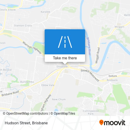 Hudson Street map