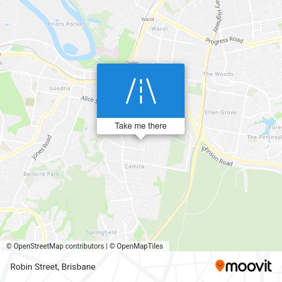 Robin Street map