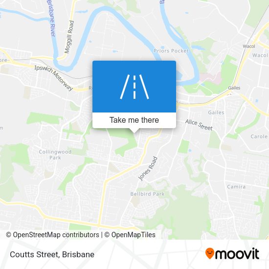Coutts Street map