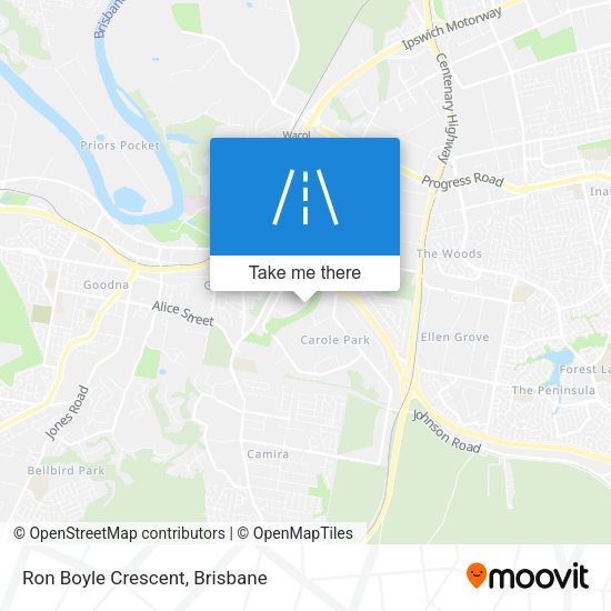 Ron Boyle Crescent map