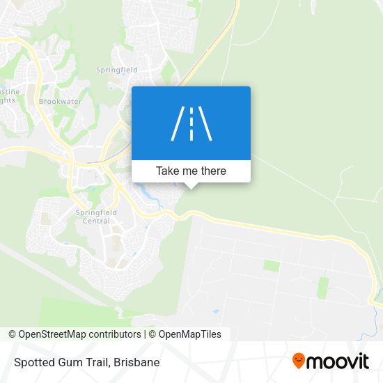 Spotted Gum Trail map