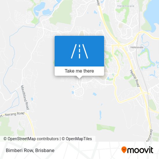 Bimberi Row map